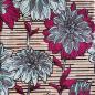 Preview: BEAUTIFUL DAHLIAS Afrikanischer Wax Print Stoff